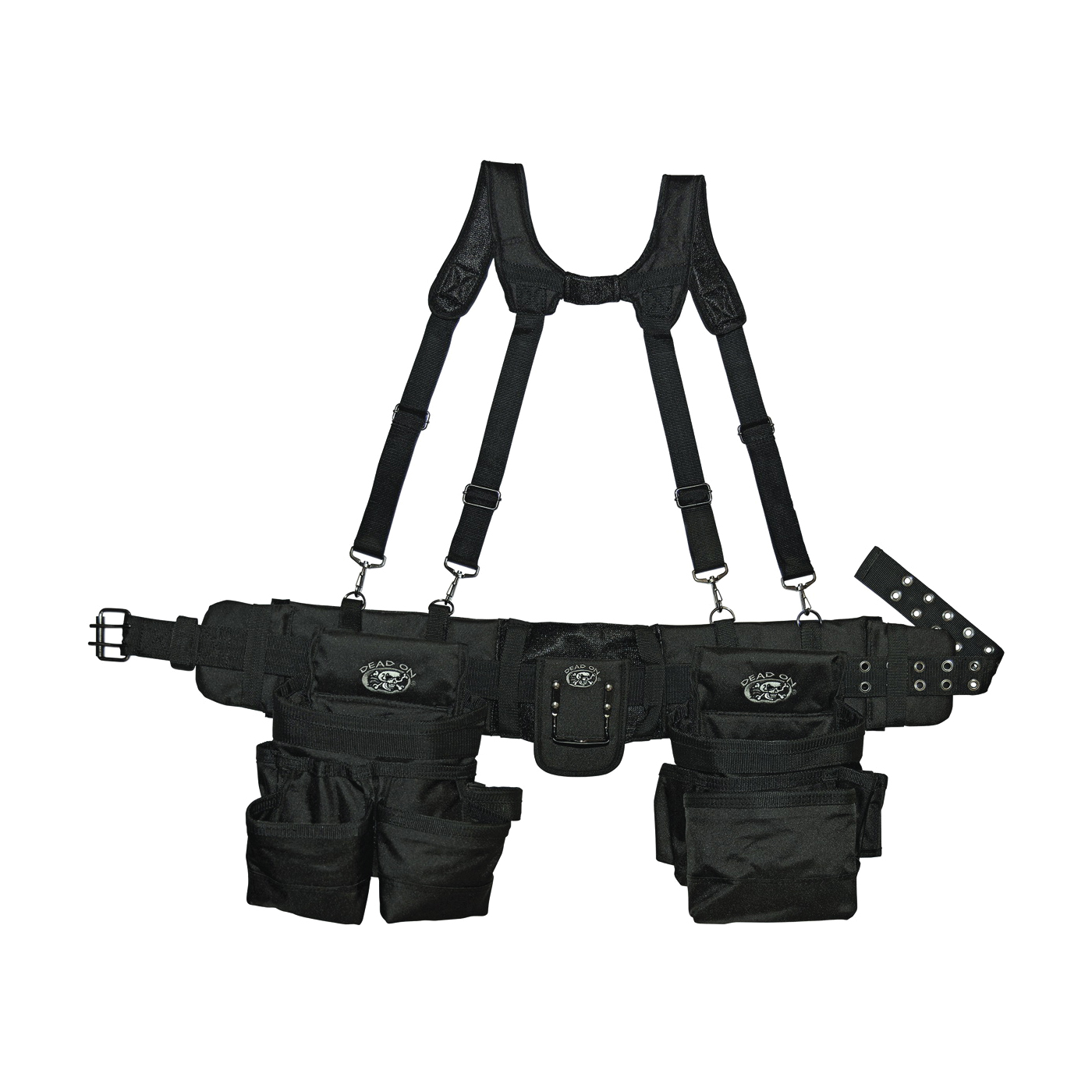 DO-FR Tool Rig with Suspenders, Poly Fabric, Black, 30-Pocket