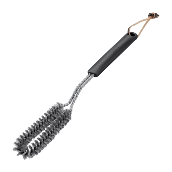 6686 Grill Brush, 15.9 in L Brush, 1.9 in W Brush, Stainless Steel Bristle, Plastic Handle