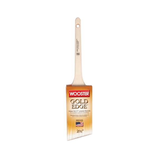 5234-2-1/2 Paint Brush, 2-1/2 in W, 2-11/16 in L Bristle, Polyester Bristle, Sash Handle