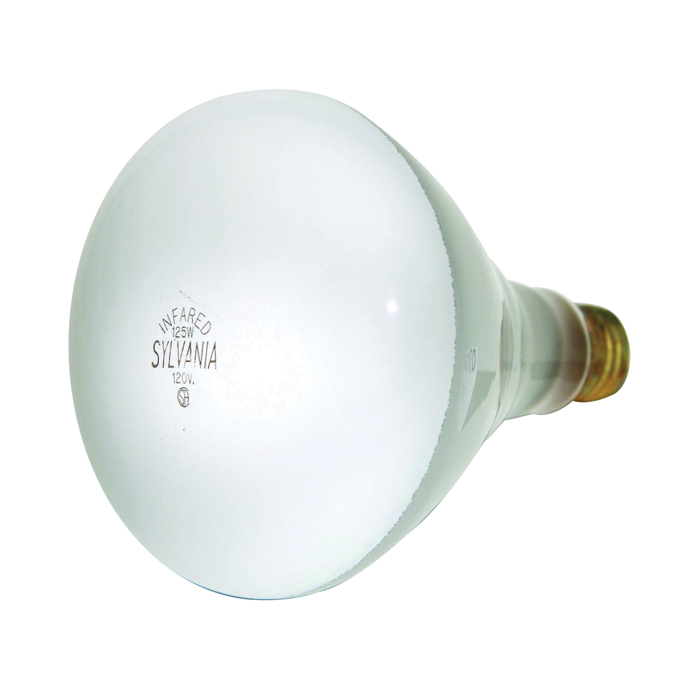 15451 Incandescent Lamp, 125 W, BR40 Lamp, Medium E26 Lamp Base, 1000 Lumens, 2850 K Color Temp