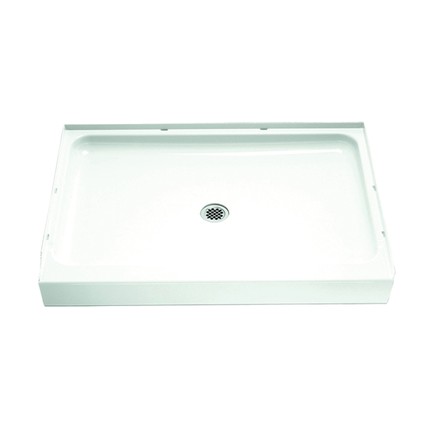 Sterling Ensemble 72121100-0 Shower Base, 48 in L, 34 in W, 5-1/2 in H ...