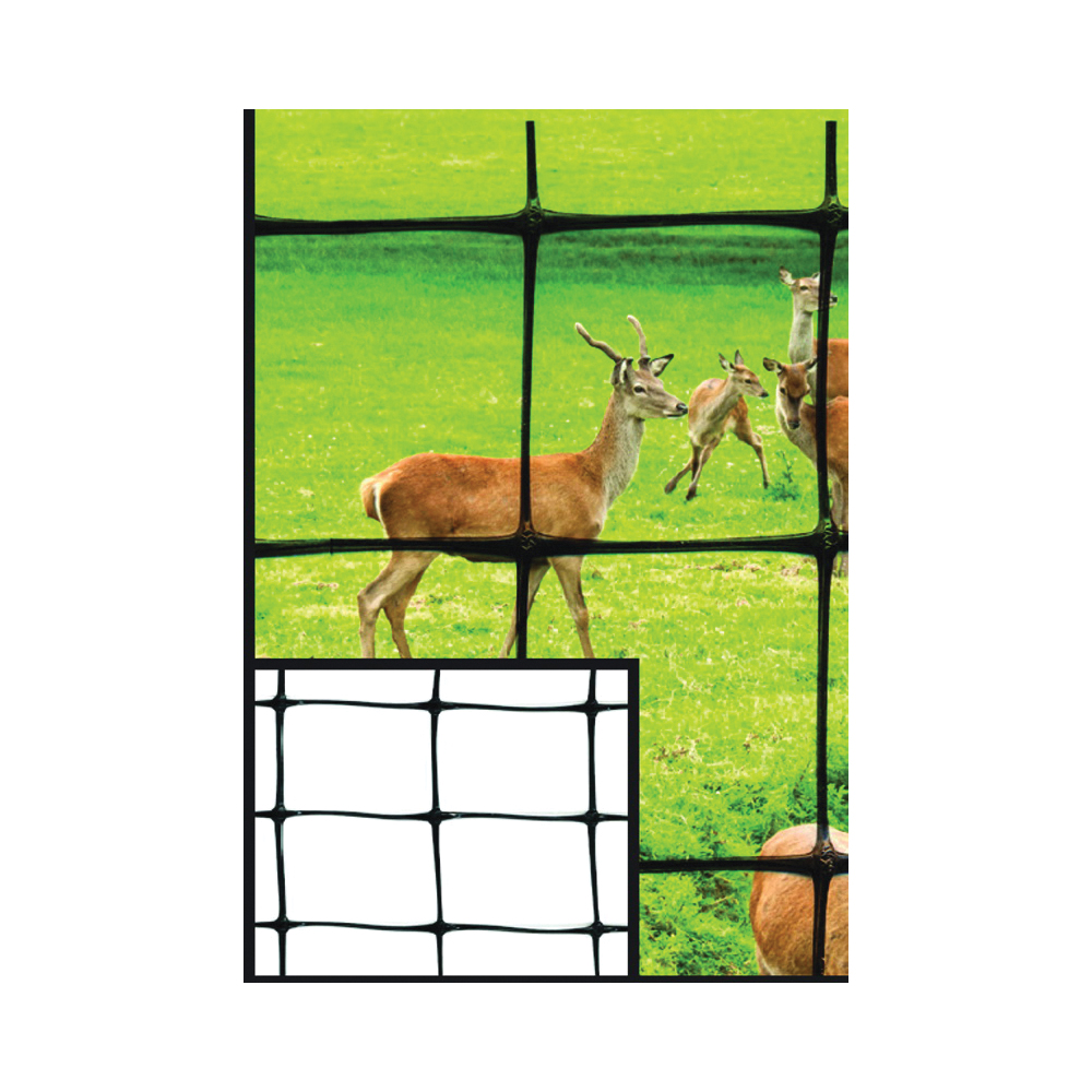 60098409 Deer Fence, 330 ft L, 7-1/2 ft H, Black