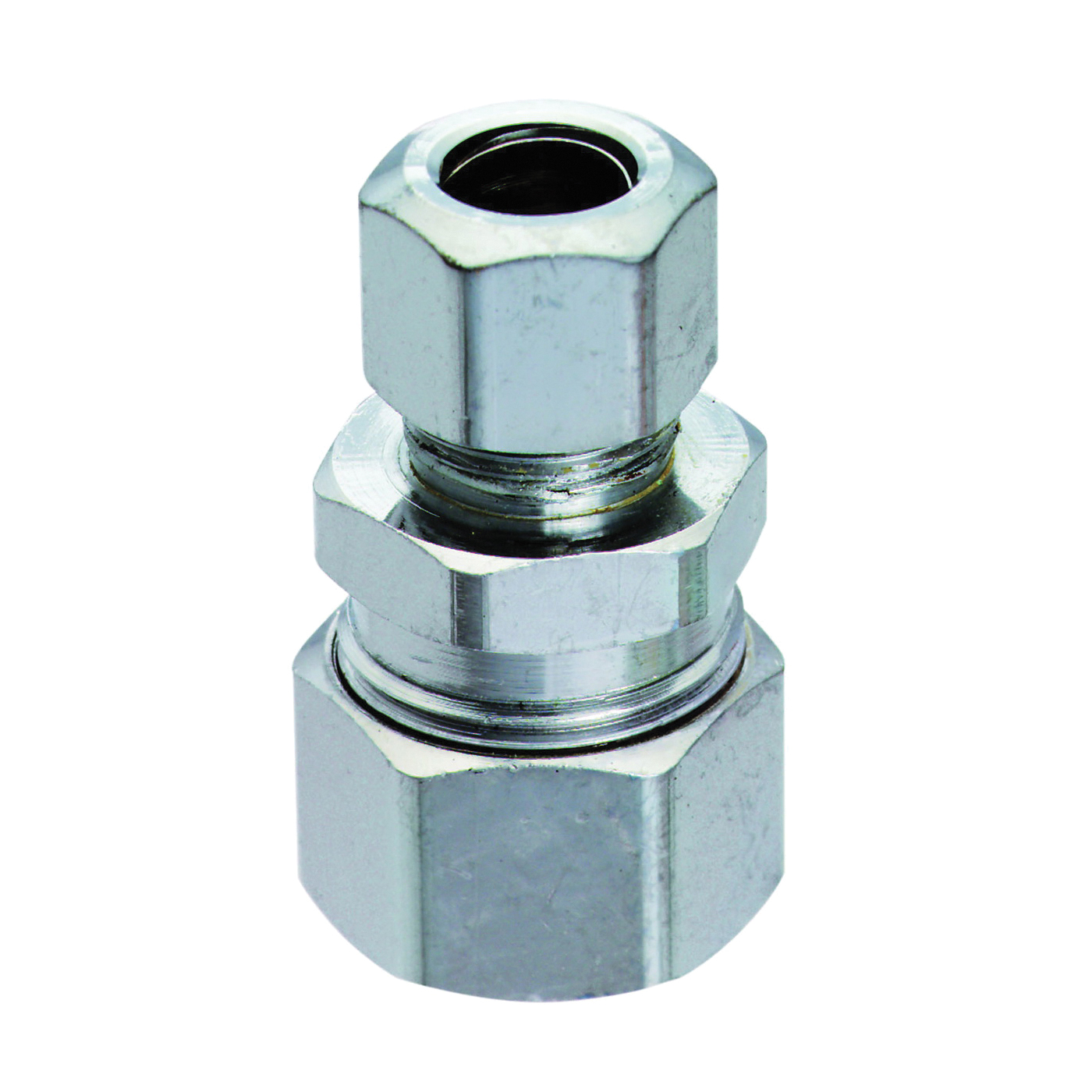 Plumb Pak PP80PCLF Tube Adapter, 5/8 x 3/8 in, Compression, Chrome