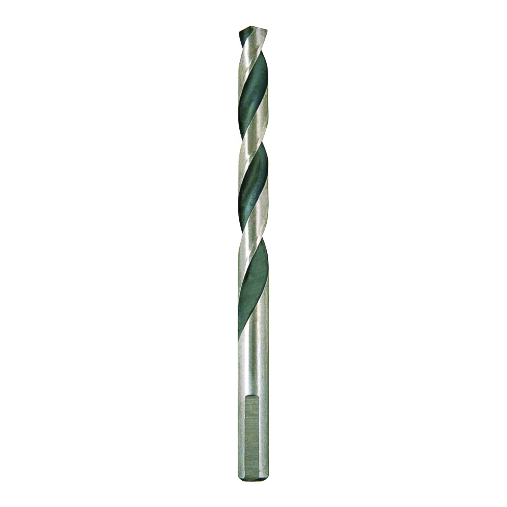 Jobber Drill Bit, 5/16 in Dia, 4-1/2 in OAL, 3-Flat Shank