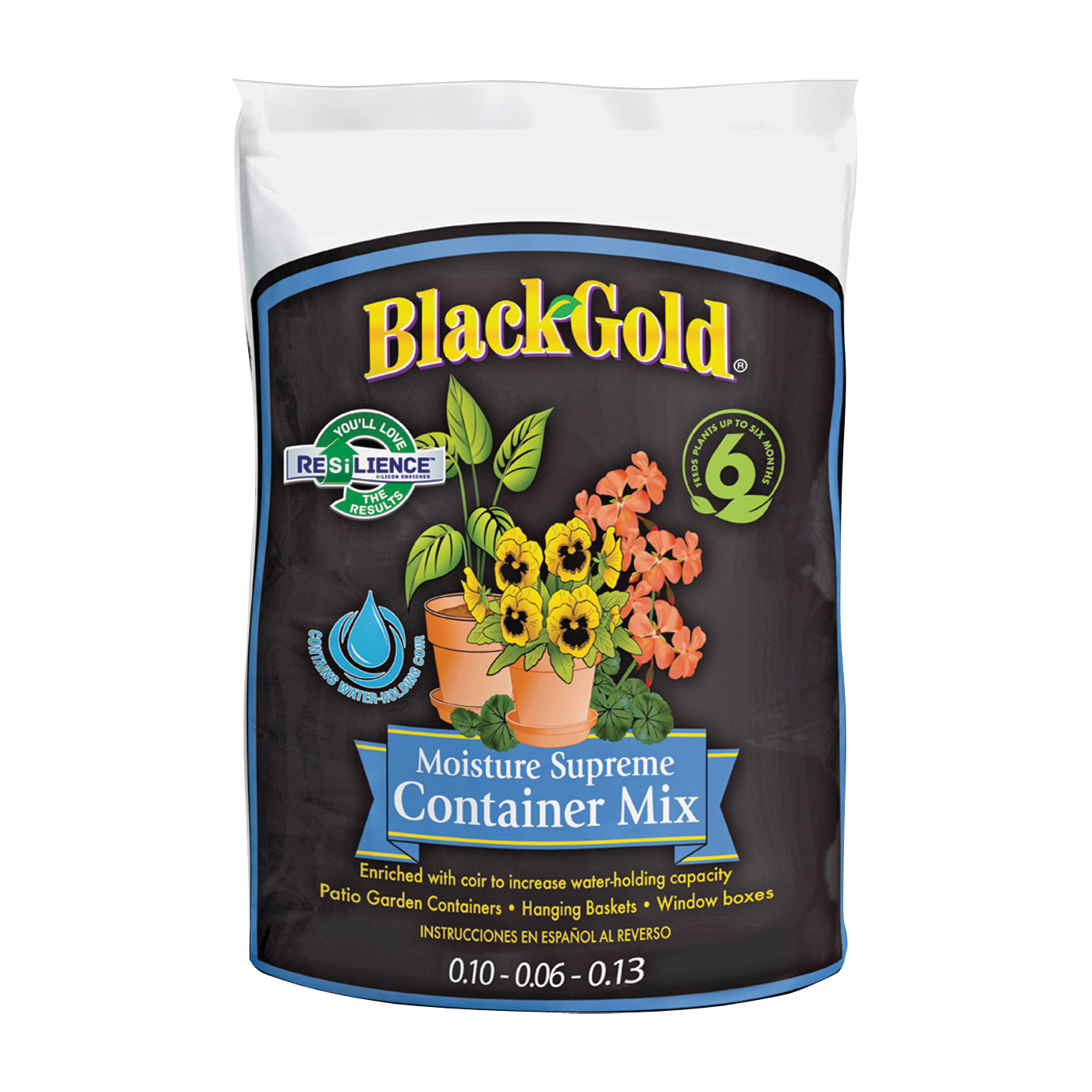 BLACK GOLD 1413000.CFL002P Container Potting Mix, 2 cu-ft Coverage Area, 40 Bag