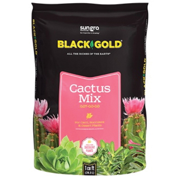 BLACK GOLD 14106202.CFL1P Cactus Mix, 1 cu-ft Coverage Area, 8 qt