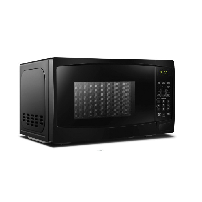 DBMW0720BBB Microwave, 0.7 cu-ft Capacity, 700 W, 2 Cooking Stages, Black