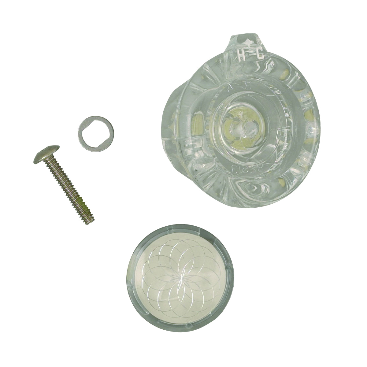 98037 Handle Kit, Acrylic, For: Single Handle Touch Control Tub/Shower Faucets