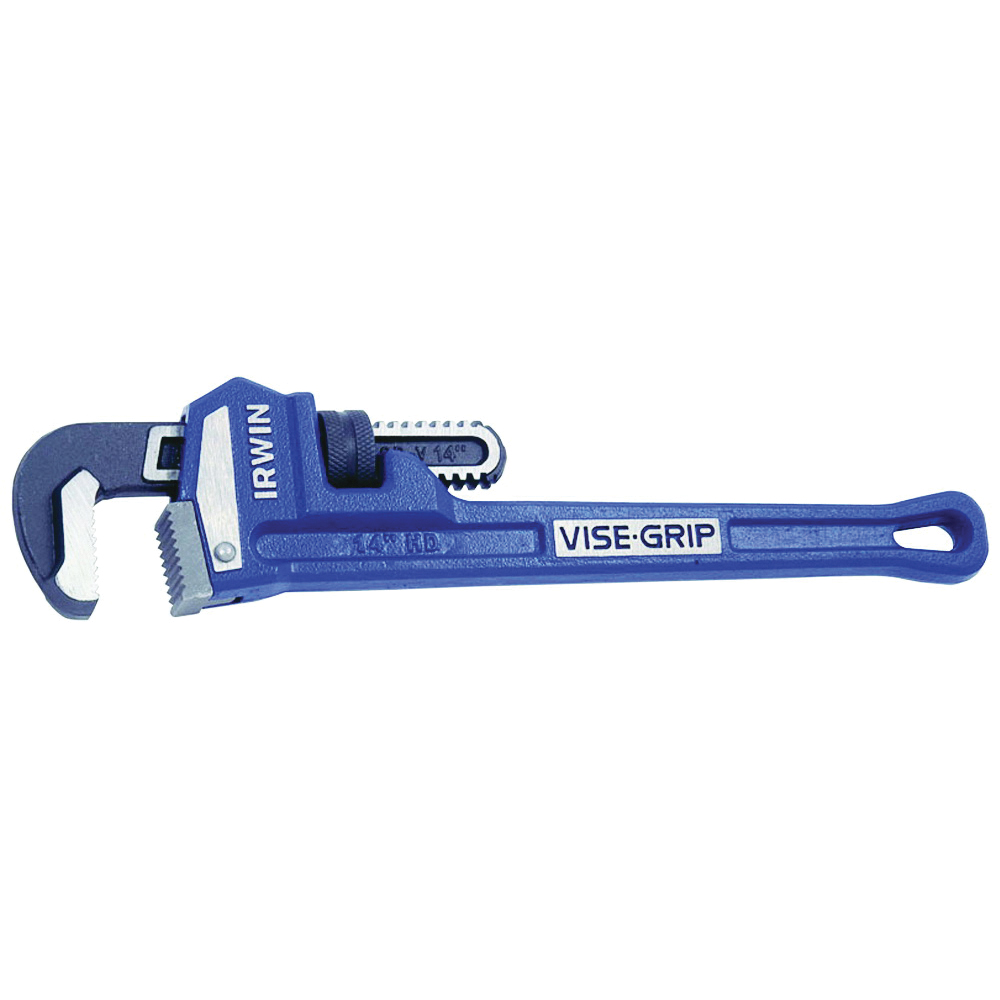 274102 Pipe Wrench, 2 in Jaw, 14 in L, Iron, I-Beam Handle