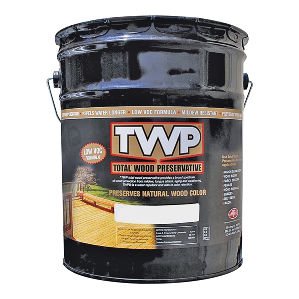 TWP-1501-5 Wood Preservative, Cedartone, Liquid, 5 gal, Can