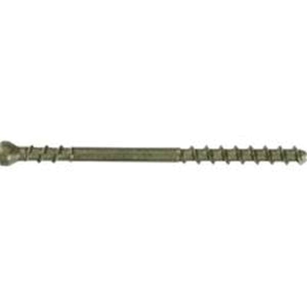 345228S Deck Screw, 1-7/8 in L, T15 Drive Size, Stainless Steel, Trim Head, T15 Drive, 12 PK
