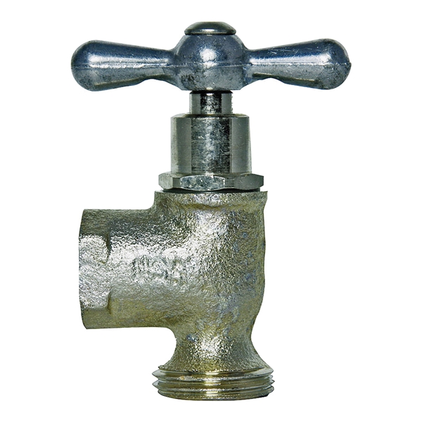 Arrowhead Brass 249LF Washing Machine Valve, Heavy-Duty, Specifications: 1/2 in FIP x 3/4 in Male Hose Connection