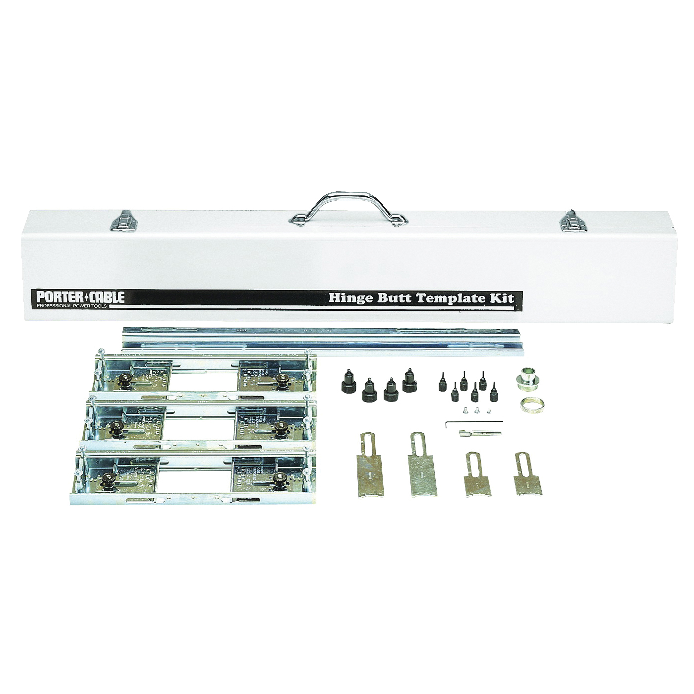 59381 Hinge Butt Template Kit, Plastic/Steel, For: All 1.5 hp and Larger Router