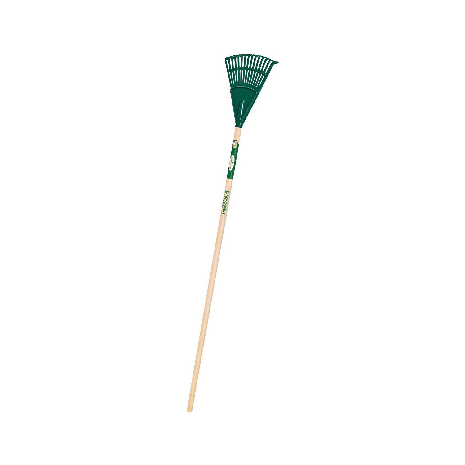 Landscapers Select 34589 Shrub Rake, 15 -Tine, Poly Tine, Wood Handle, 48 in L Handle - 1