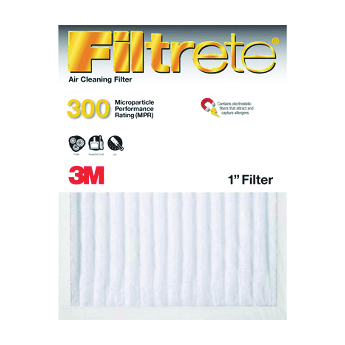 Filtrete 301DC-H-6 Air Filter, 25 in L, 16 in W, 6 MERV - 1
