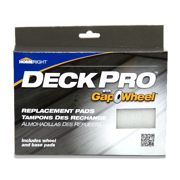 Homeright C800922.M Homeright Deck Pro C800922.M Gap Wheel Pad, 2 in L Pad, 10 in W Pad, Neoprene Pad - 1