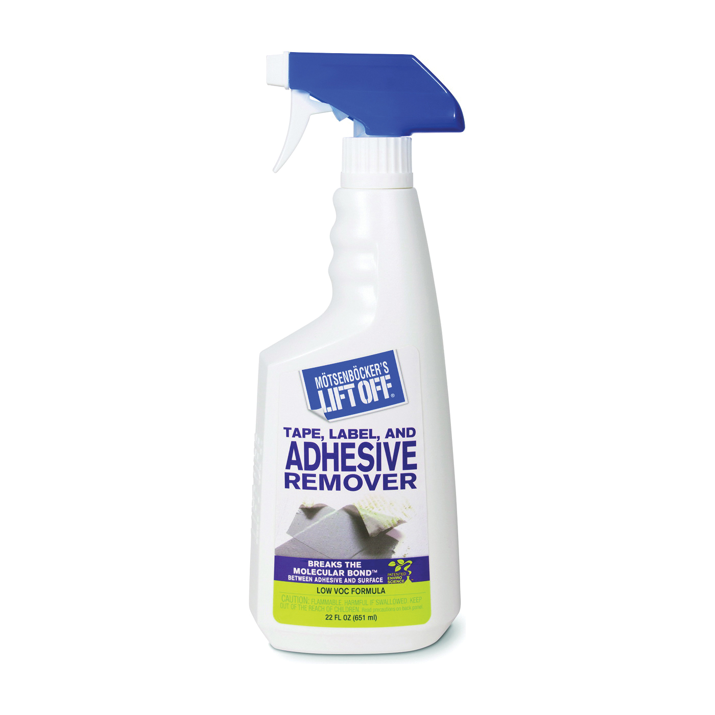 MOTSENBOCKER'S LIFT OFF 407-01 Adhesive Remover, Liquid, Pungent, Clear, 22 oz, Bottle - 1