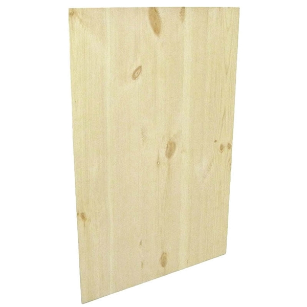 BS-PFP Base End Panel, 34-1/2 in L, 3-1/2 in W, Pine Wood