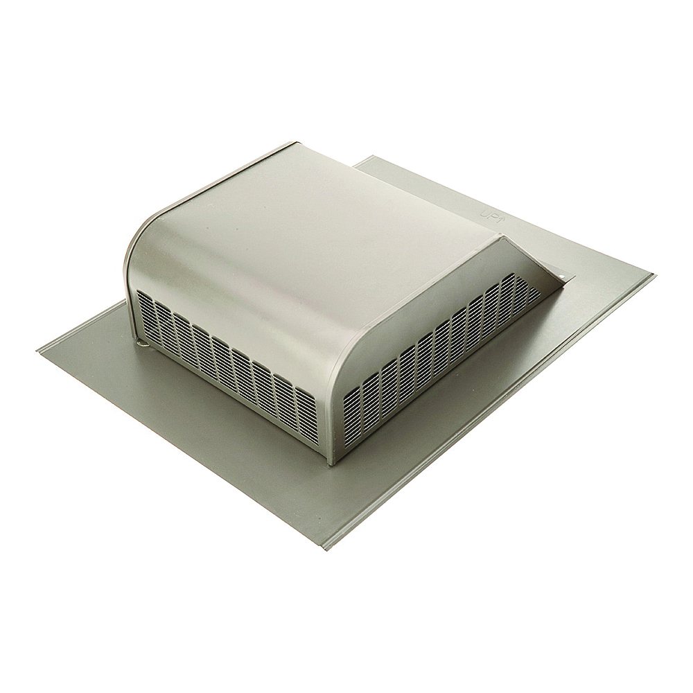 LomanCool 750GSWB Static Roof Vent, 16 in OAW, 50 sq-in Net Free Ventilating Area, Steel, Weathered Bronze