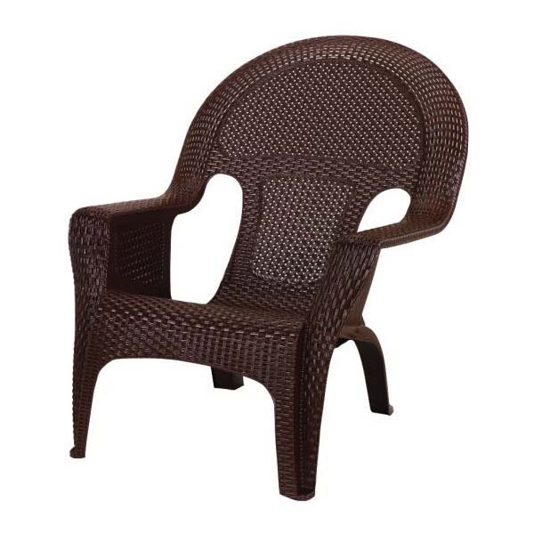 Woven Patio 8070-96-3700 Woven Lounge Chair, 30-1/4 in W, 36-1/2 in D, 36 in H, 250 lb Capacity, Polypropylene