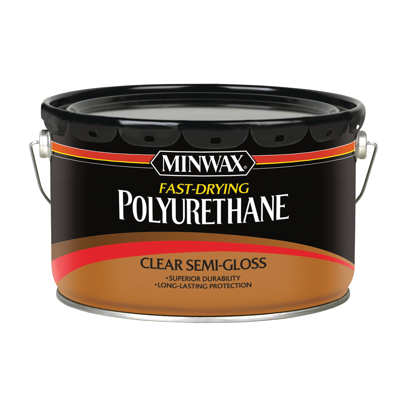 71059000 Polyurethane, Semi-Gloss, Liquid, Clear, 2.5 gal, Can