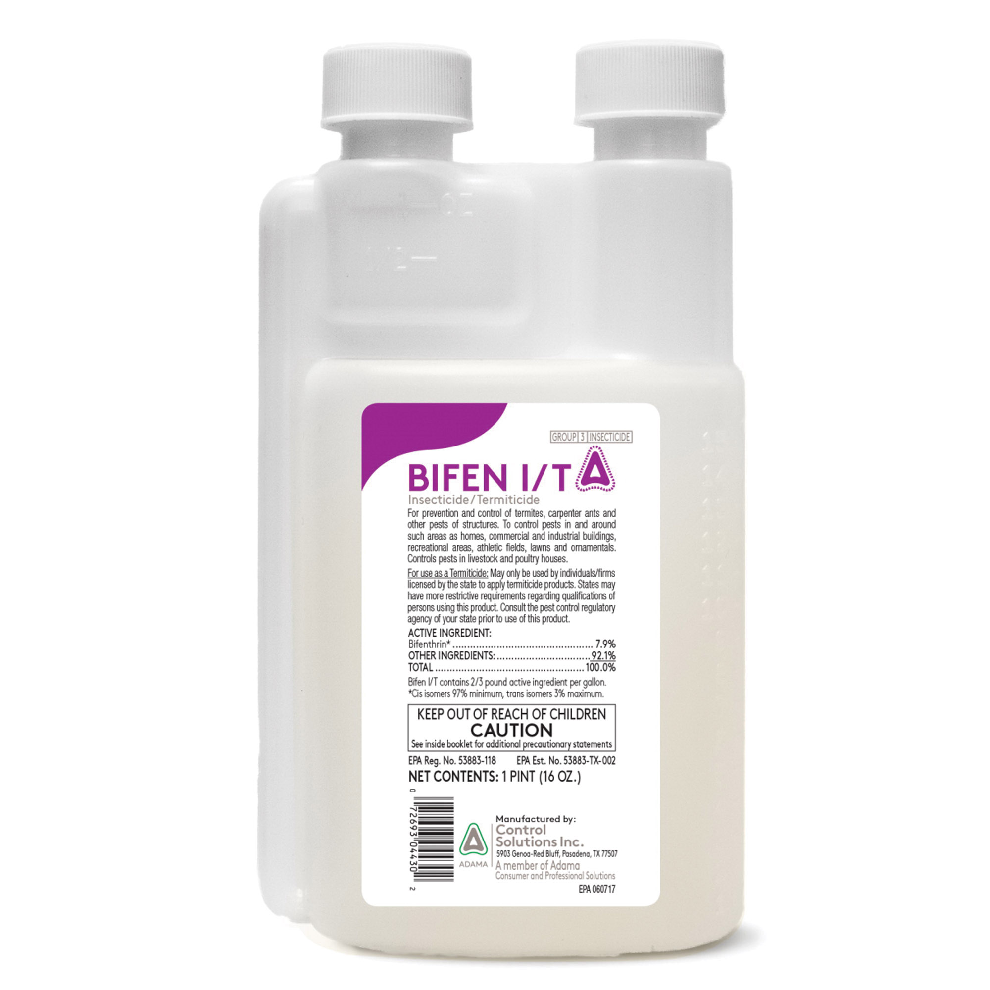 82004430 Insecticide/Termiticide, Liquid, Spray Application, 1 pt Bottle