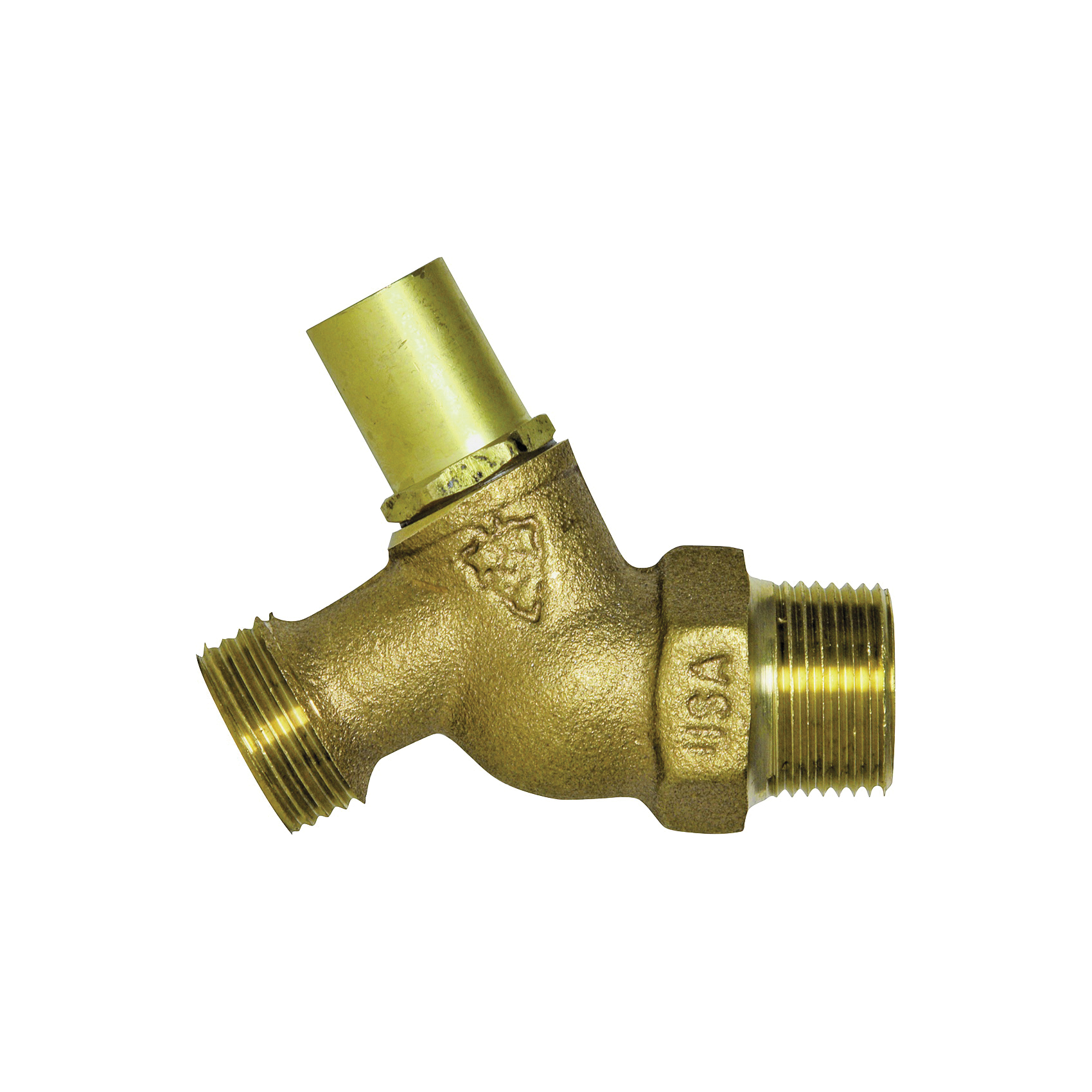 251LSLF Keyless Lockshield Hose Bibb, 1/2 x 3/4 in Connection, MIP x Male Hose, 8 to 9 gpm, Bronze Body