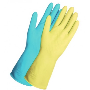 Clean Ones 513372 Splash Complement Gloves, M, 12 in L, Latex