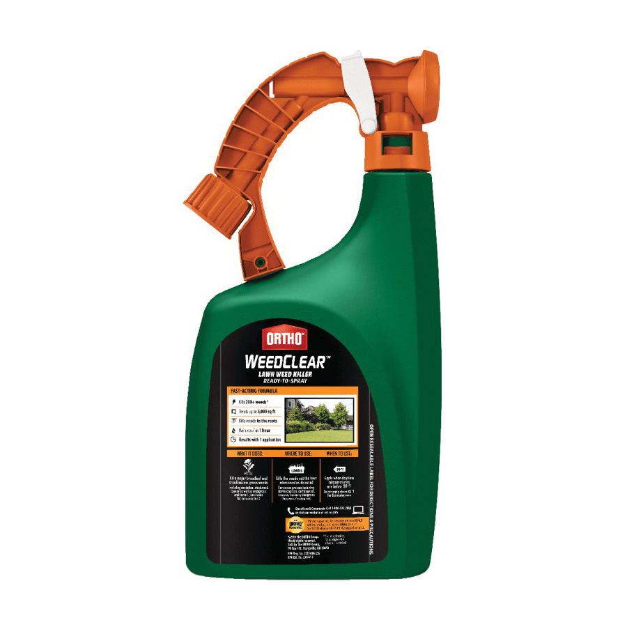 Ortho WEEDCLEAR 447805 Lawn Weed Killer, Liquid, Spray Application, 32 oz Bottle - 3