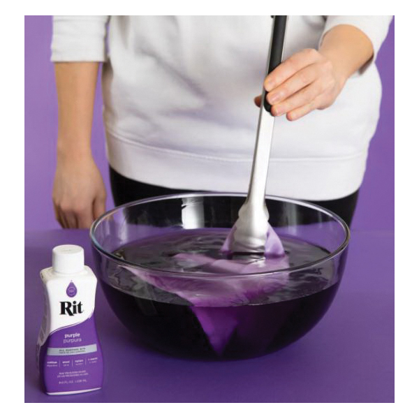 Rit Dye 88130 Fabric Dye, Liquid, Purple, 8 oz Bottle - 2