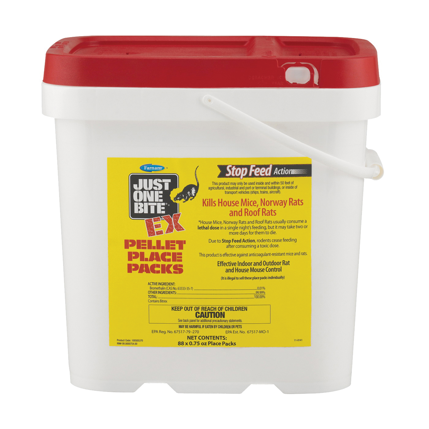 100505370 Mouse Killer, 0.75 oz Bait, Green