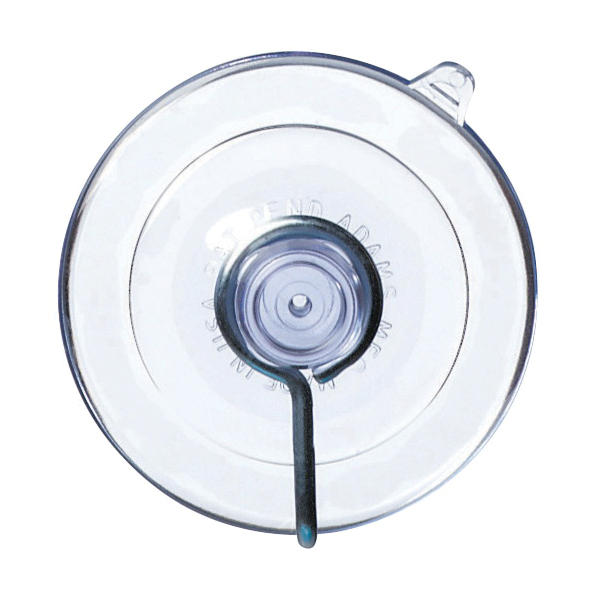 Adams 6500-74-1043 Suction Cup, PVC/Steel, Clear