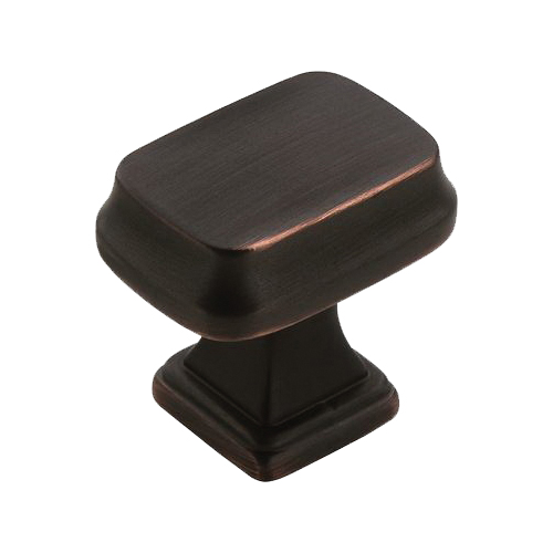 Revitalize Series BP55340ORB Cabinet Knob, 1-3/16 in Projection, Zinc, Oil Rubbed Bronze