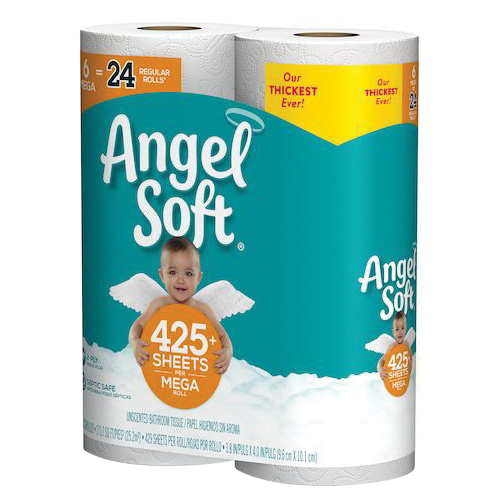 Angel Soft 79256/01 Toilet Paper, 2-Ply, Paper - 5