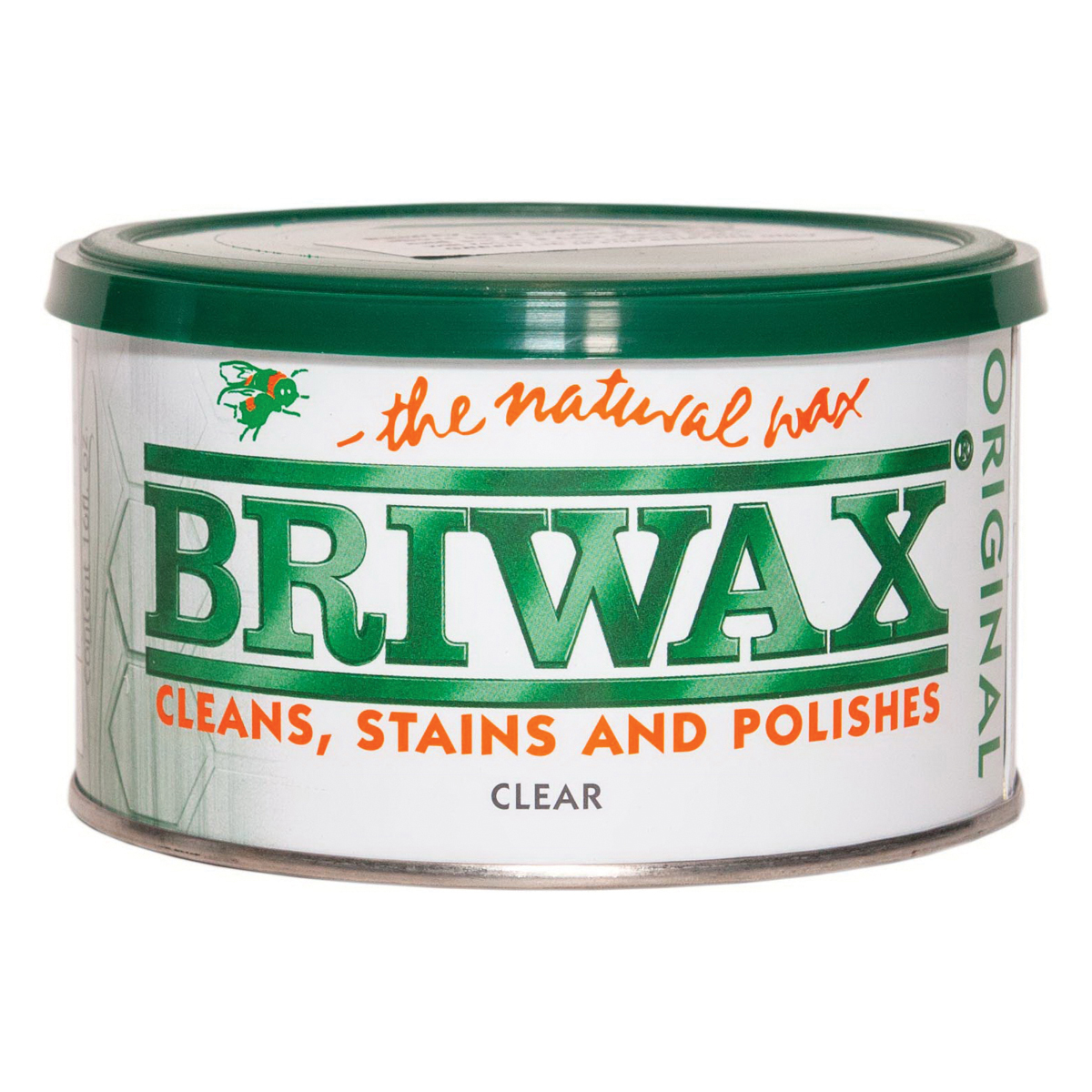 Briwax BR-1-CL Furniture Wax, 1 lb, Clear, Emulsion, Characteristic