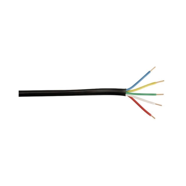 552070407 Thermostat Wire, 20 AWG Wire, 7 -Conductor, Copper Conductor, Polypropylene Insulation, PVC Sheath