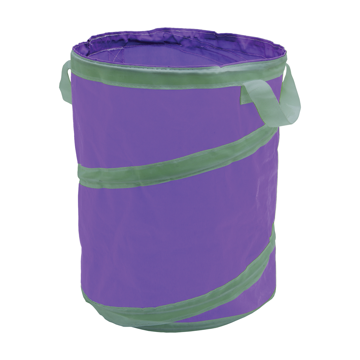 Bond 4911BL Collapsible Garden Bag, 25 in L, 32 gal Capacity, Polyester, Blue/Green/Purple - 3