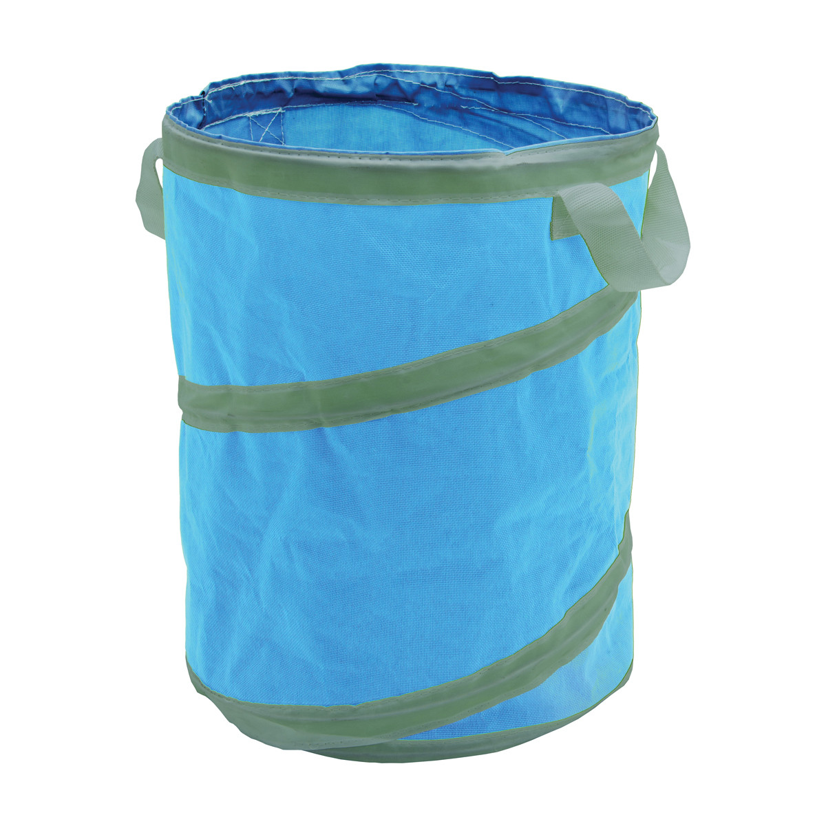 Bond 4911BL Collapsible Garden Bag, 25 in L, 32 gal Capacity, Polyester, Blue/Green/Purple - 4