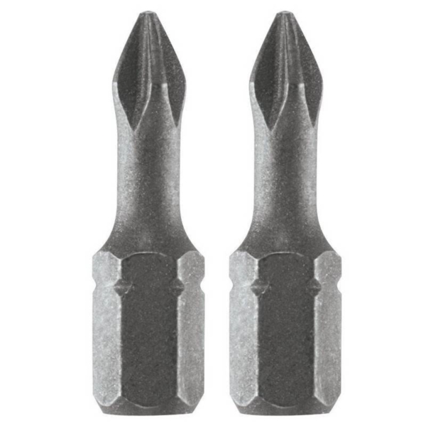 Impact Tough ITPH1102 Screwdriver Insert Bit, #1 Drive, Phillips Drive, 1/4 in Shank, Hex Shank, 1 in L