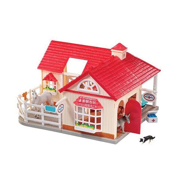 Breyer Horses 59204 Deluxe Animal Hospital, Horse, 4 years and Up, Plastic, Gray, 9-Piece - 3
