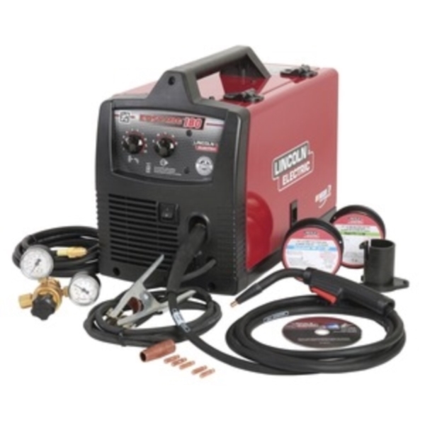 Lincoln Electric Easy-MIG K2698-1 MIG Welder, 208, 230 VAC Input, 20 A Input, 130 A, 1-Phase, 30 % Duty Cycle