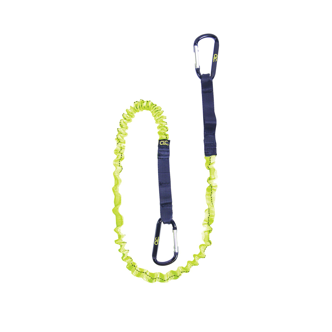 CLC GEAR LINK 1027 Tool Lanyard, 39 to 56 in L, 6 lb Working Load, Carabiner End Fitting - 1
