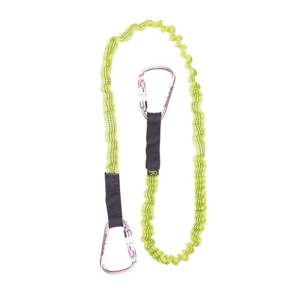 GEAR LINK 1035 Structure Lanyard, 58 to 78 in L, 15 lb Working Load, Carabiner End Fitting