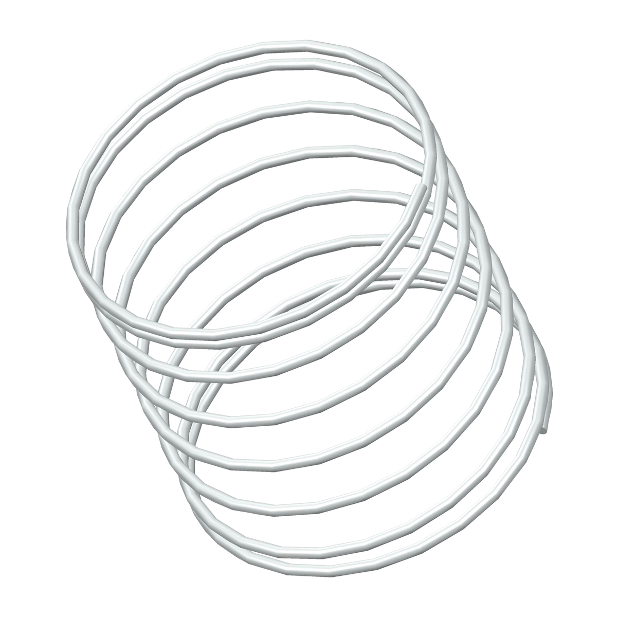 CSC C-151 CSC C-151 Compression Spring, 0.41 in L, Stainless Steel, 0.045 in Wire, Closed End - 1