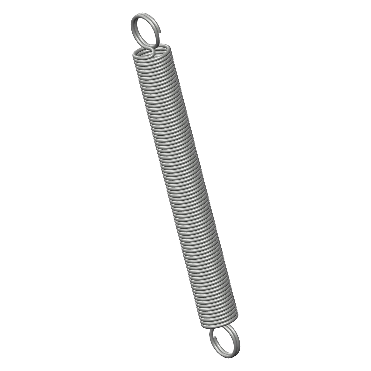 CSC C-686 CSC C-686 Extension Spring, 11.8 in L, Zinc, 0.12 in Wire - 1