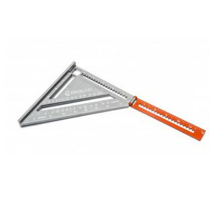Crescent Lufkin EX6 Series LSSP6-7 2-in-1 Extendable Layout Tool, 1/8 in Graduation, Aluminum, 6-1/2 in L, 7-1/4 in W - 3