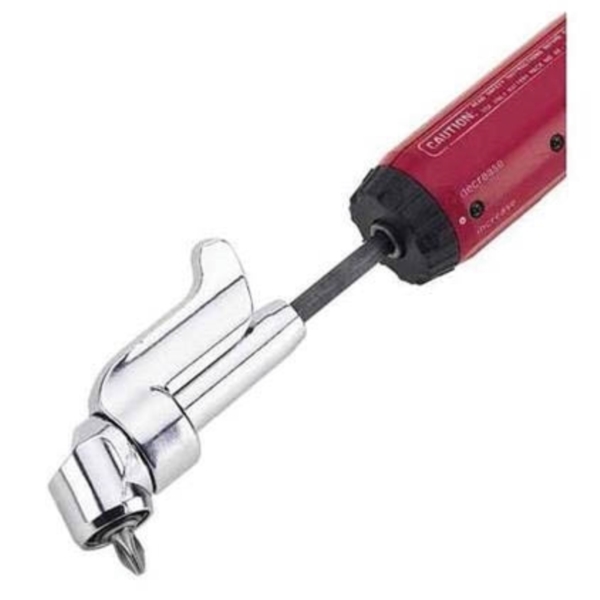 Milwaukee 48-32-2100 Offset Drive Adapter, 1/4 in Drive, Hex Drive, 1/4 in Shank, Metal