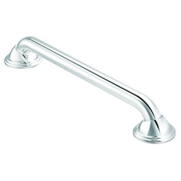 LR8716D2CH Grab Bar, 500 lb, Stainless Steel, Chrome, Screw Mounting