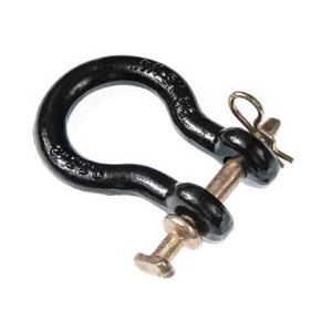 Double HH 24016 Straight Clevis, 7/8 in, 16000 lb Working Load, 4-1/4 in L Usable, Painted