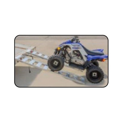 Straight Ramp, Erickson, 1250 lb, Aluminum, 77 in L, 13 in W, 4 in H - 2